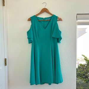Antonio Melani aqua midi dress size 6